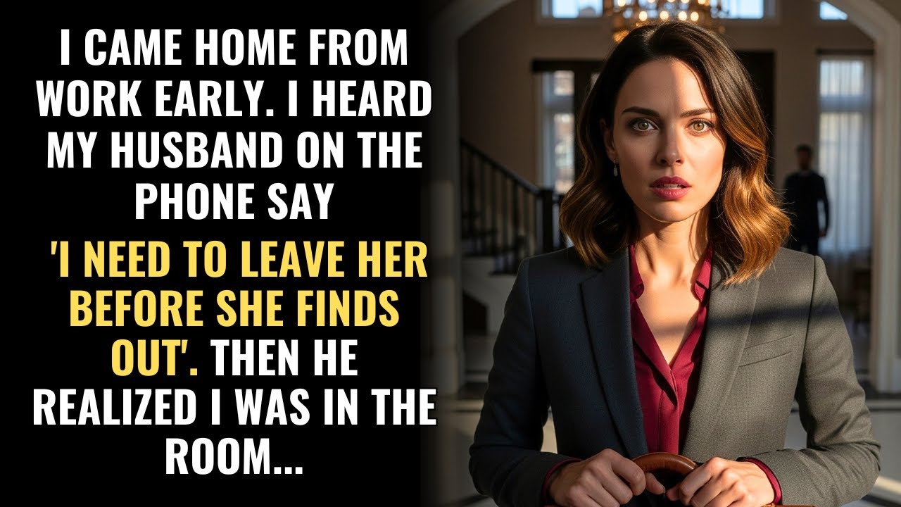 I Came Home Early & Heard My Husband Say 