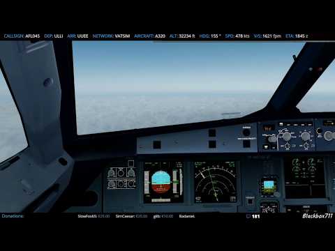 Moscow UUEE - Approach using QFE procedure on VATSIM