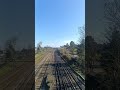 Trains passing Kenton Footbridge 17/3/26