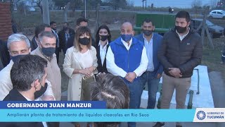 Ampliarán planta de tratamiento de líquidos cloacales en Río Seco