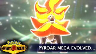 MEGA PYROAR Is Actually GREAT?... | Pokemon Champions Ranked
