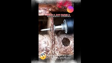 BULLET DRILL #shortvideo #shortsfeed #machine #experiment #electrical #drill #powertools #trending