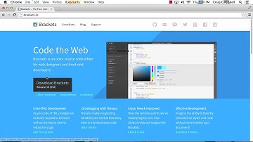 Introduction to Brackets: Downloading Brackets