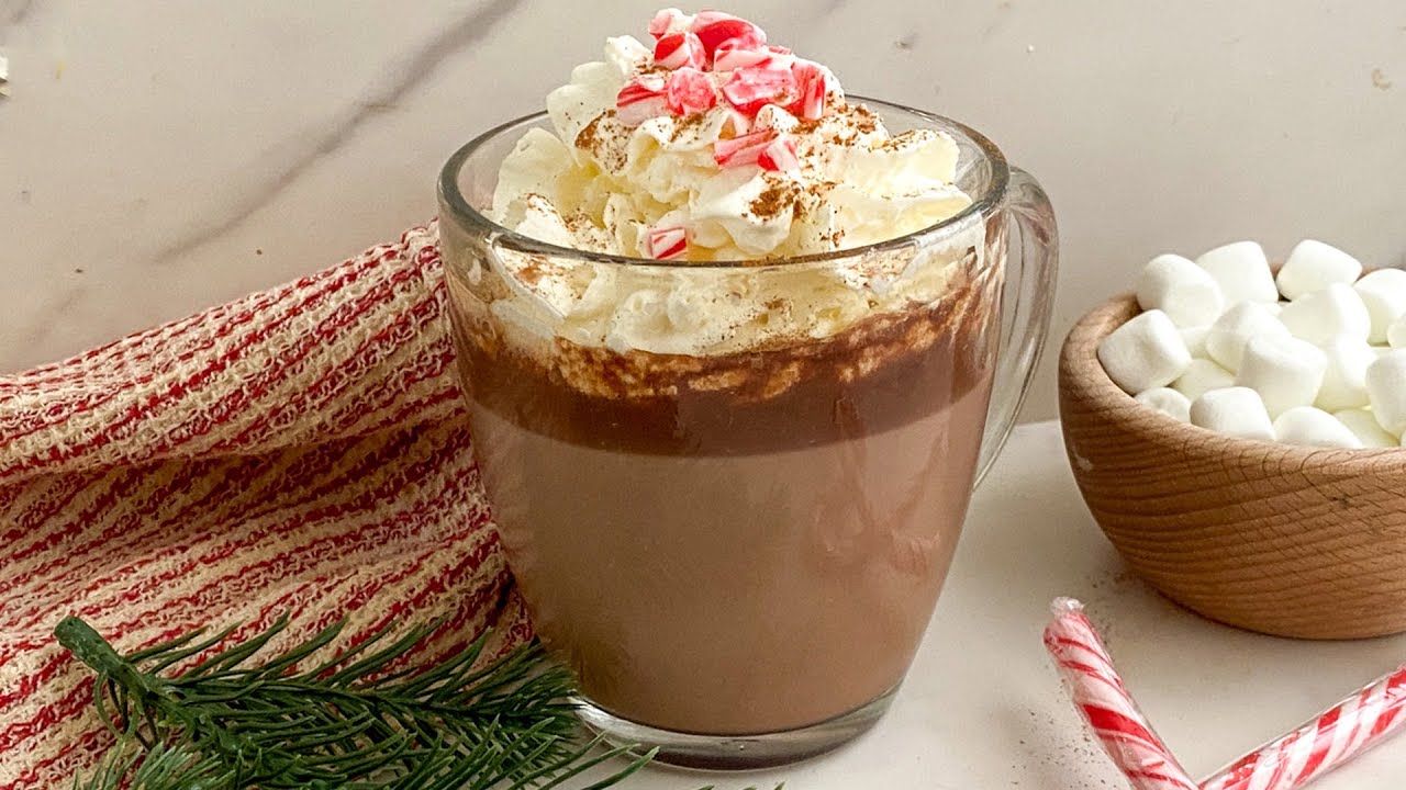 Peppermint Hot Chocolate Recipe - YouTube