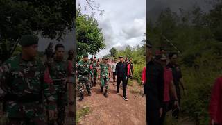 Sigap TNI AD Sidak Jalur Ilegal di Perbatasan RI-Malaysia shorts tni tniad