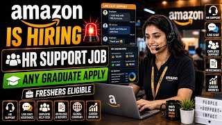 Amazon work from home job opportunity 2026 | Freshers and Experienced | Any Graduate Eligible 
