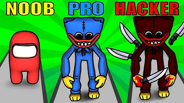 NOOB vs PRO vs HACKER in Huggy Hide 