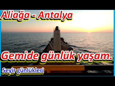 Aliağa Antalya AbuQir Seferi. Gemide günlük yaşam.