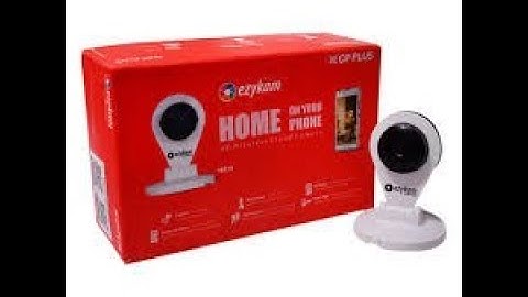 CP Plus EzyKam CP - EPK - EC10L1 Wi-Fi Camera ! Unboxing