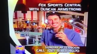 Fox Sports Central Promo 2001 SUPER RARE