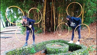 Jaiki y Sereia - TALLER: Técnicas fundamentales del Hula Hoop - Bramson y Multihoop.