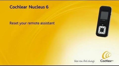 Reset your remote assistant - Nucleus 6