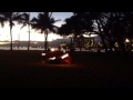 Fire hoop in hawaii