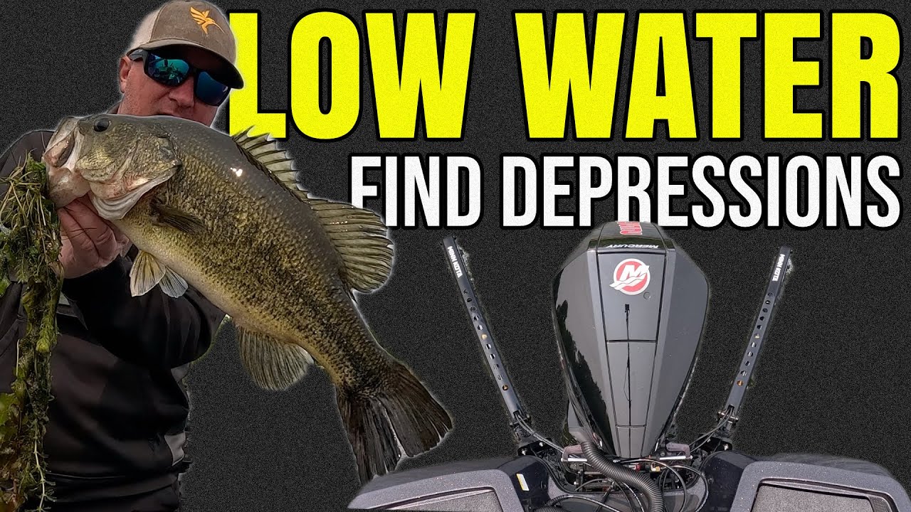 Low Water Bass Fishing – Finding Tiny Depressions for Quick Bites!