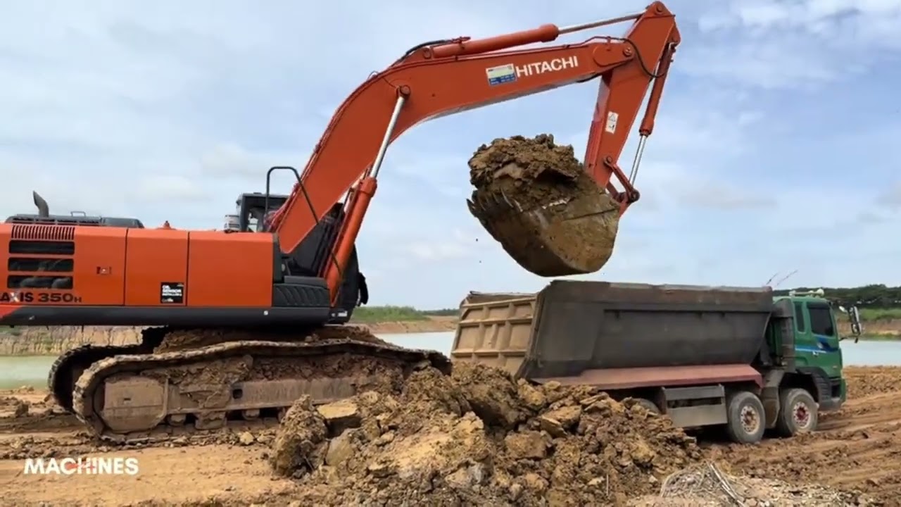 Excavator#automobile #farming #agriculture #tractor  #ช่างเอิร์ทไฟวุ่น 