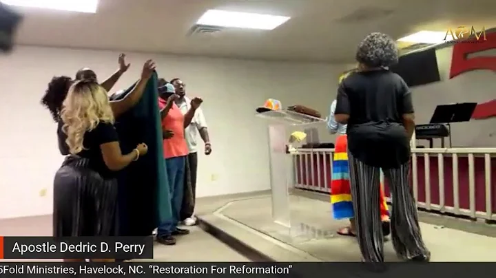 Apostle Dedric D. Perry Ministering in Havelock, NC.