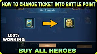 HOW TO CONVERT TICKETS INTO BATTLE POINTS screenshot 3