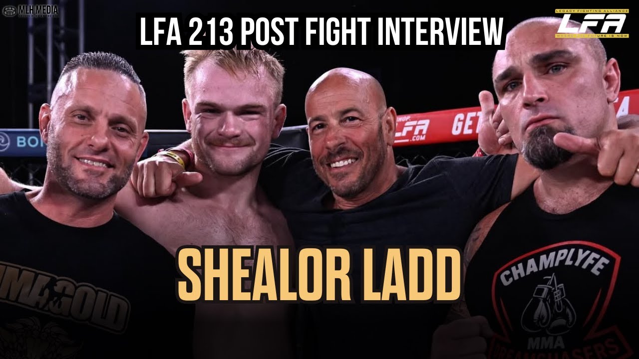 Shealor Ladd Discusses New Look & Climbing to 3-0 As A Pro | LFA 213