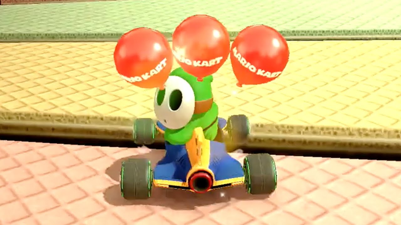 Mario Kart 8 Deluxe - Bob-omb Blast - Green Shy Guy Gameplay