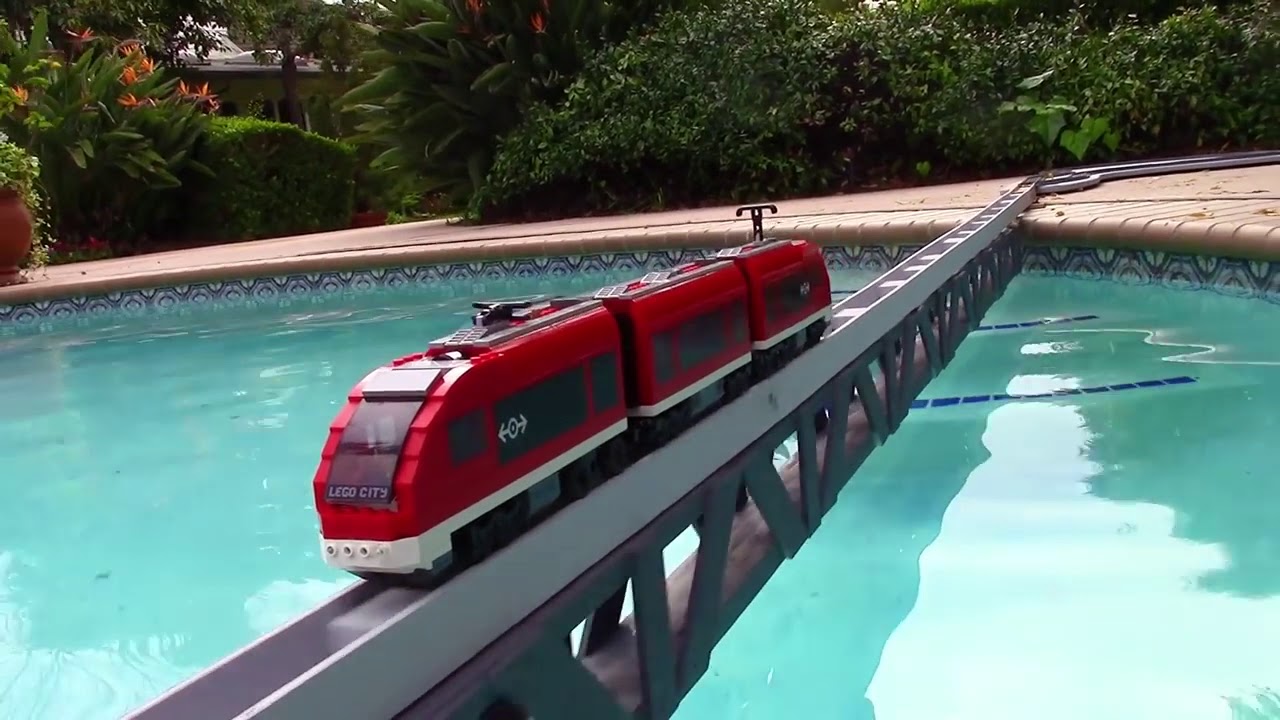 Lego trains crashes on a bridge and more YouTube