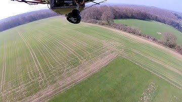 RC Airship zero throttle in flight test