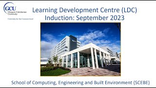 SCEBE LDC Induction September 2023