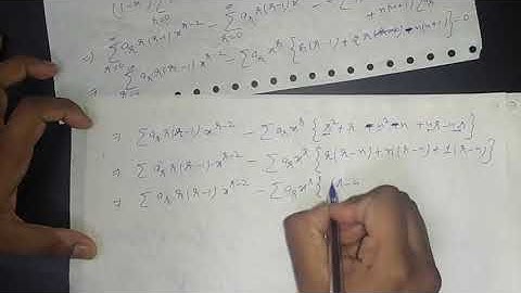 Legendre Differential Equation Part-3 for B.sc 2nd year by Sapna Agarwal