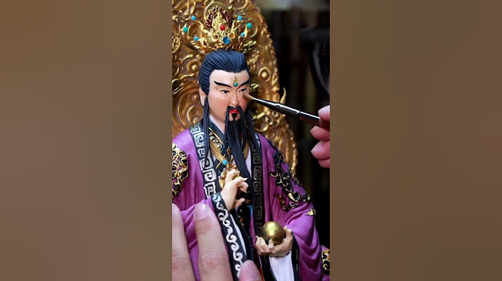 大家想看的面塑版三清，终于集齐啦，今天做的是玉清元始天尊#非遗 #show #shorts