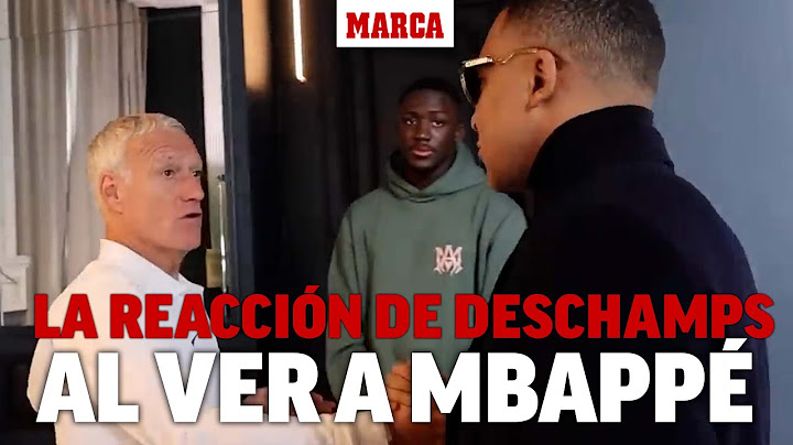 La reacción de Deschamps al ver a Mbappé: y las risas con el 'look' de Griezmann I MARCA