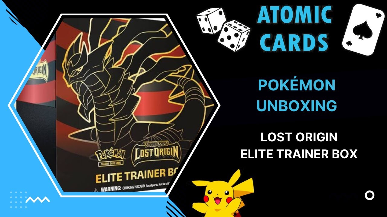 Pok mon Unboxing Lost Origin Elite Trainer Box YouTube