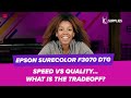 EPSON SureColor F3070 DTG - Speed vs Quality | What is The Tradeoff?