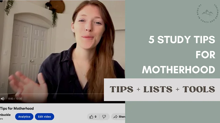 5 Bible Study Tips for Motherhood