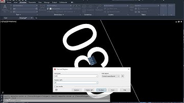 Find and replace text in an AutoCAD drawing