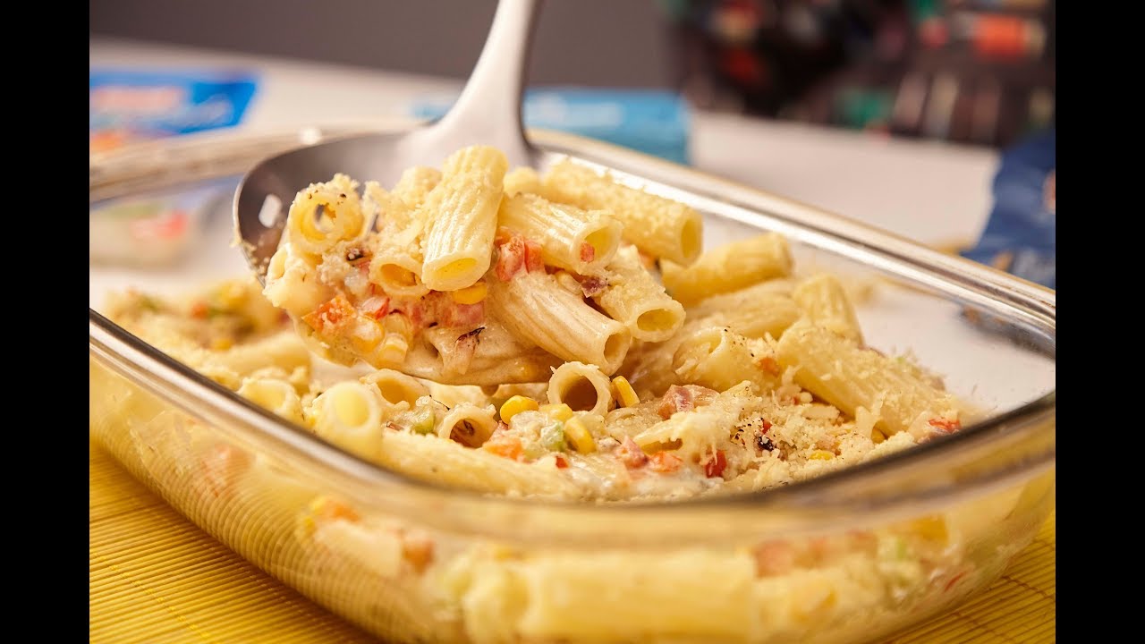 Gratinado de Rigatoni Vito Balducci com Gorgonzola