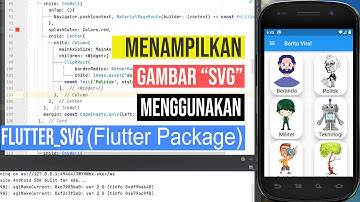 TUTORIAL FLUTTER 13 | MENAMPILKAN GAMBAR SVG FLUTTER