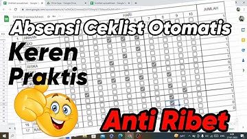 wow keren banget 😱😱😱  absensi checklist otomatis | mudah dan praktis banget