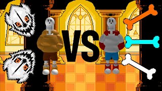 TS-Swap Papyrus VS Underswap Papyrus (Reset 3 Characters)