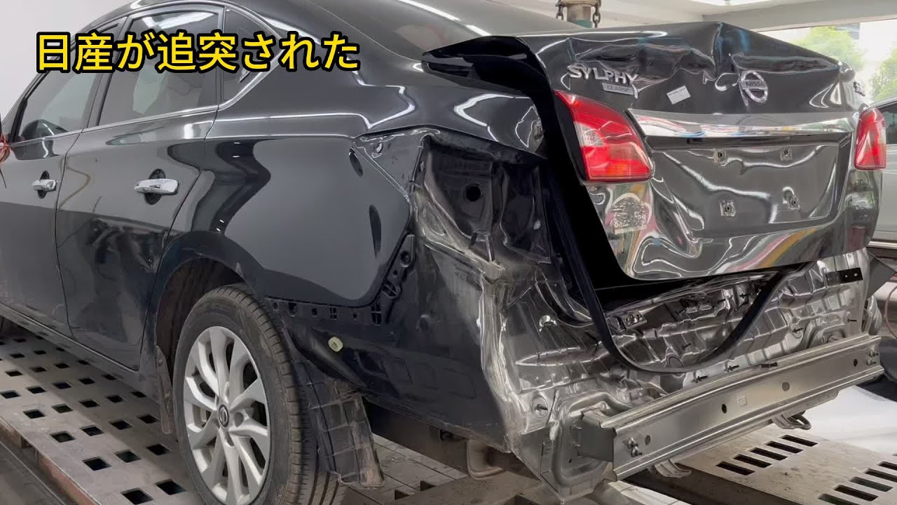 Restoring the Nissan Sentra After a Rear-End Collision - YouTube