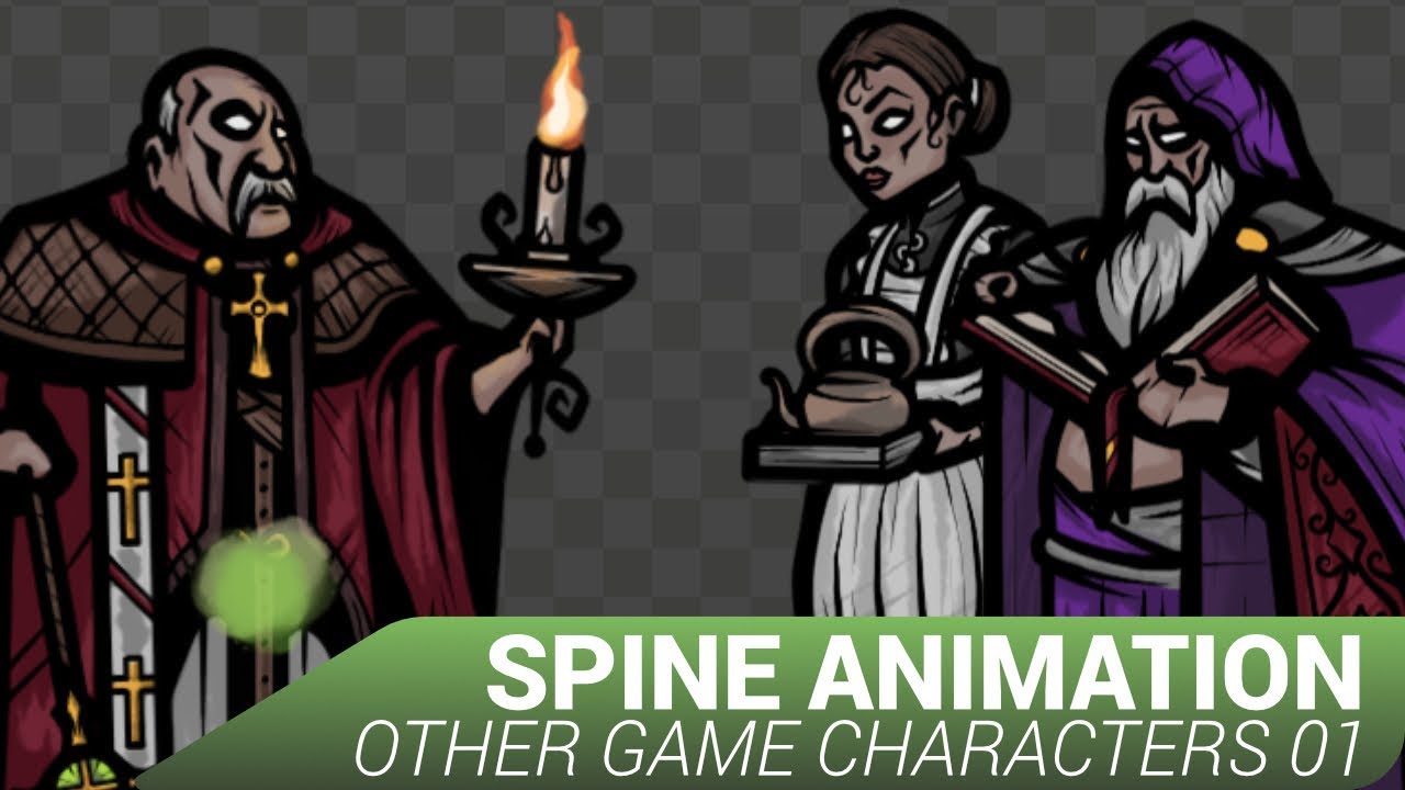 2D Spine Animation - Other game characters - YouTube