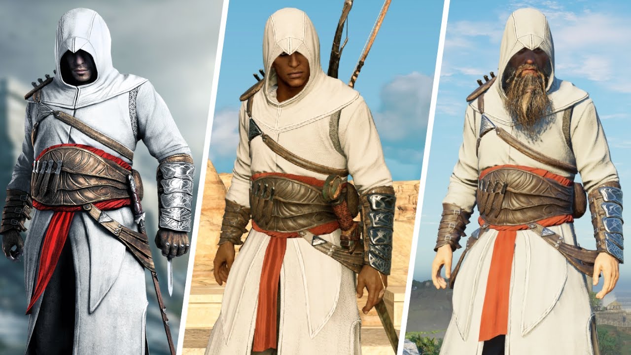 Altair's Outfit in Every Assassin's Creed (All Altair Outfits) - YouTube