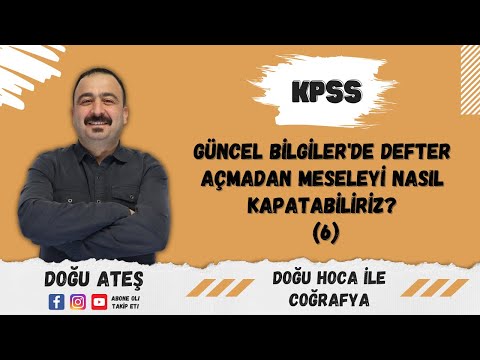 Güncel Bilgiler'de defter açmadan meseleyi nasıl kapatabiliriz? - (6)