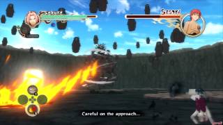 Naruto Ultimate Ninja Storm 2: Boss Fights #3 Sasori [EngSub/JapDub]