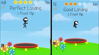 Trampoline Man (Stickman Game) - iOS-Android Gameplay screenshot 1