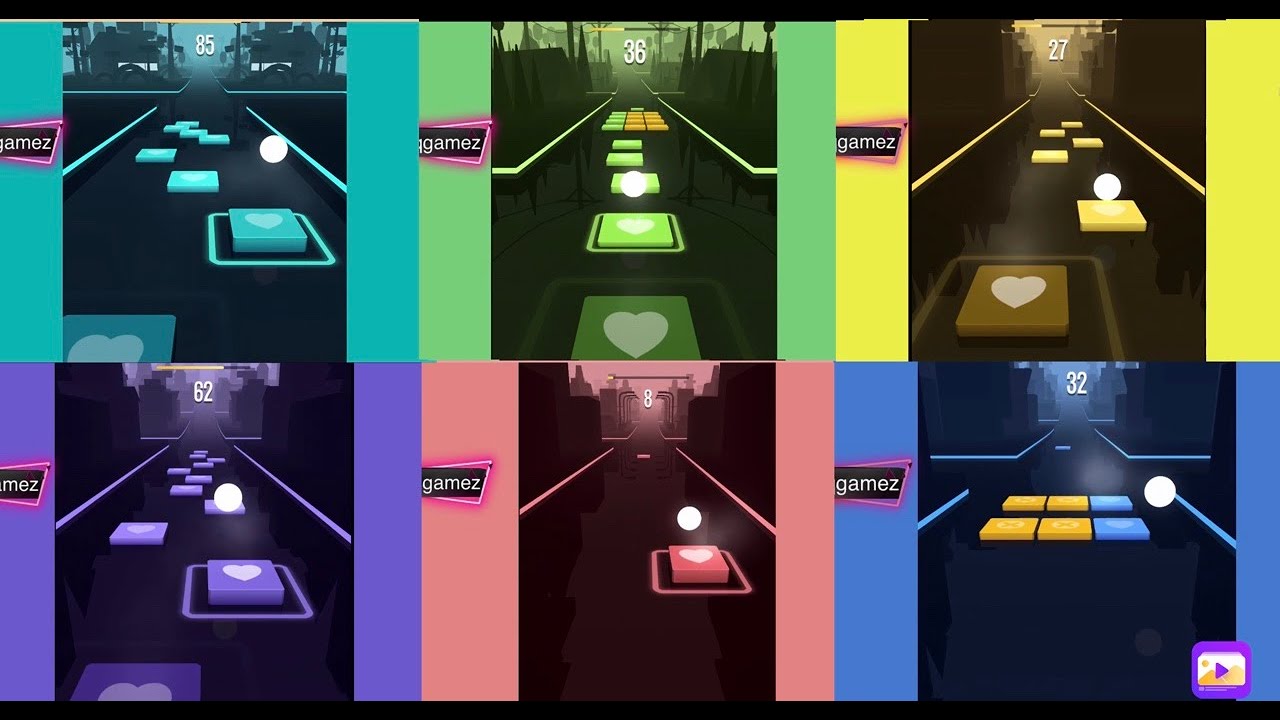 BEAT TILES ..magic screen color change gameplay android/iOS YouTube