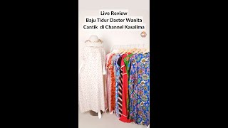 Baju Tidur Daster Wanita Cantik Review di Channel Kasalima screenshot 5