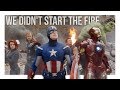 We didn't start the fire sung by The Avengers