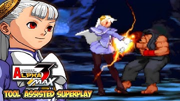 INGRID: The Most BROKEN SECRET CHARACTER IN STREET FIGHTER ALPHA 3 MAX! 【TAS】