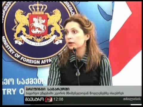 (12:00) 21/02/11 ბრიფინგი საგარეოში