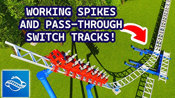 How to Build Working SPIKES & PASSTHROUGH SWITCH TRACKS in Planet Coaster 2 (NO MODS!)