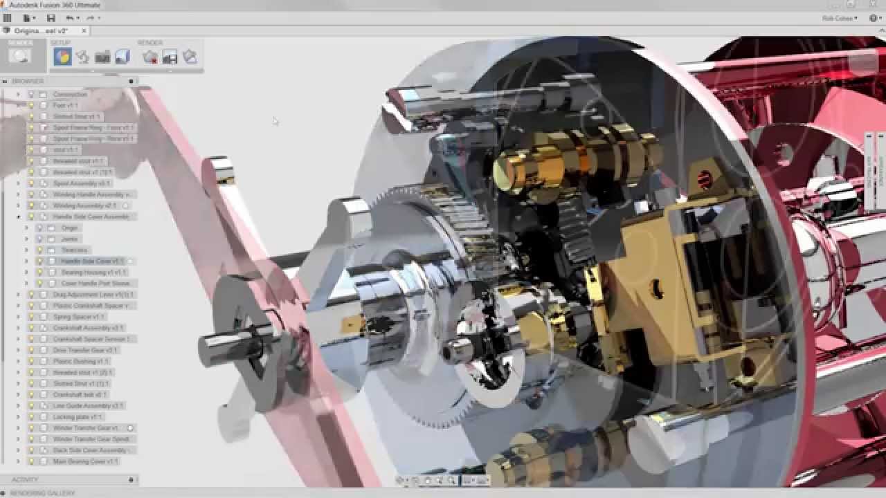 rendering in fusion 360